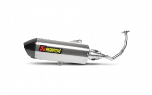 Akrapovic Racing Line RVS Volledig Uitlaatsysteem met E-keur Honda Forza 125 2015 - 2016